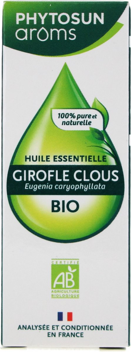 Goedkoopste Phytosun Arôms Etherische Kruidnagelolie (Eugenia Caryophyllata) Biologisch 10 ml
