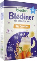 Blédina Blédîner Mes Céréales du Soir Rijstwortelen Vanaf 6 Maanden 210 g