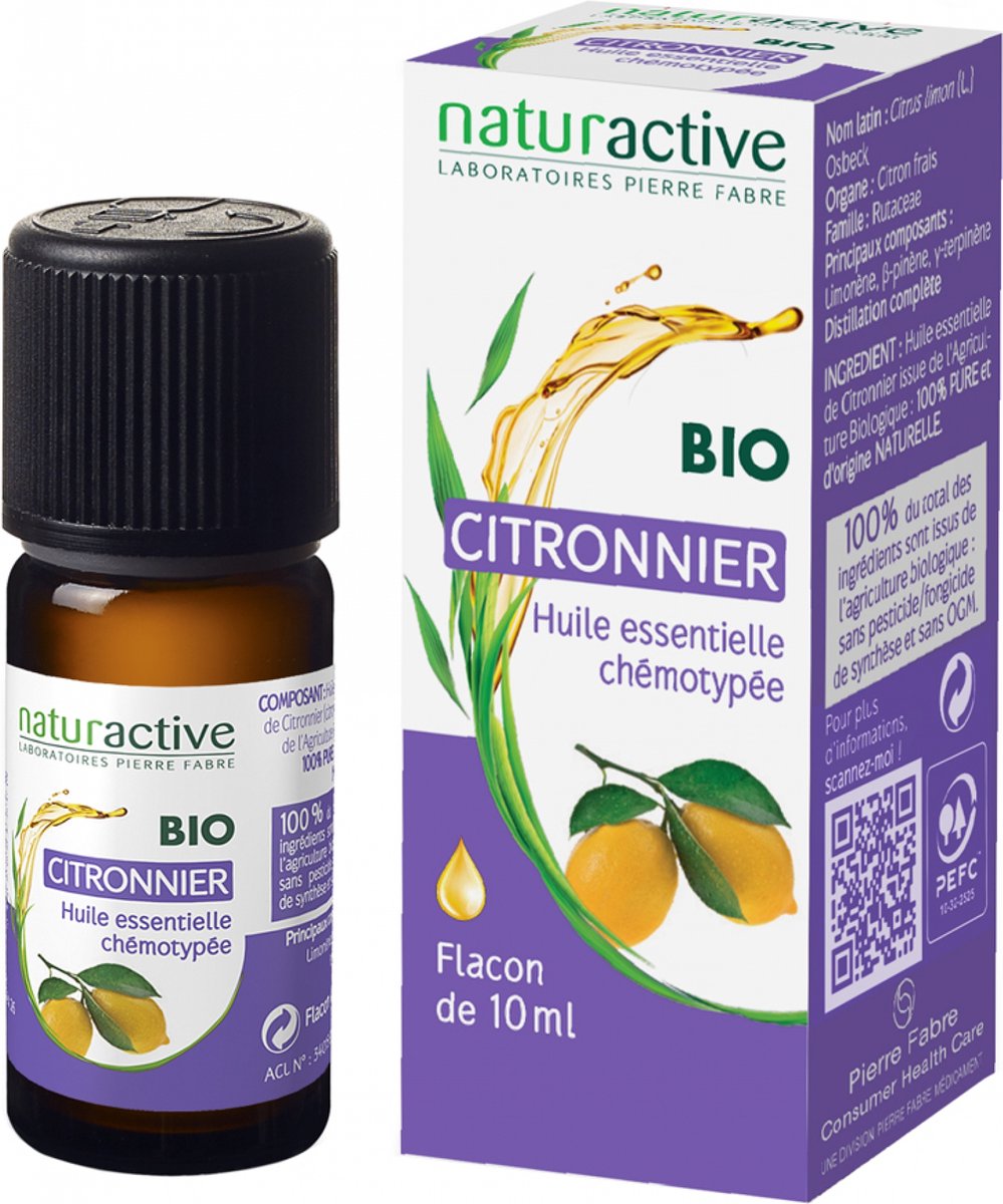Goedkoopste Naturactive Citroen Etherische Olie (Citrus x Limon L.) Bio 10 ml