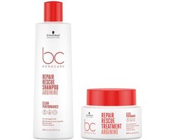 Schwarzkopf BC Repair Rescue Shampoo & Treatment - 500ml+200ml
