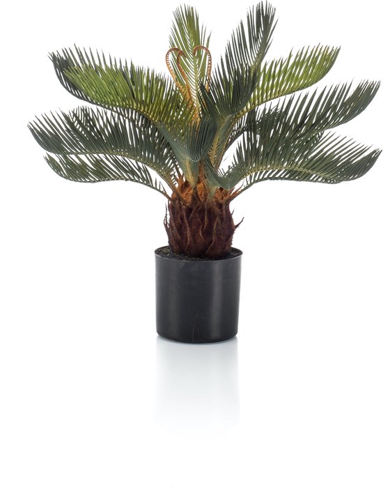 Emerald - Kunstplant Cycas Palm 45cm - Kunstplanten voor binnen