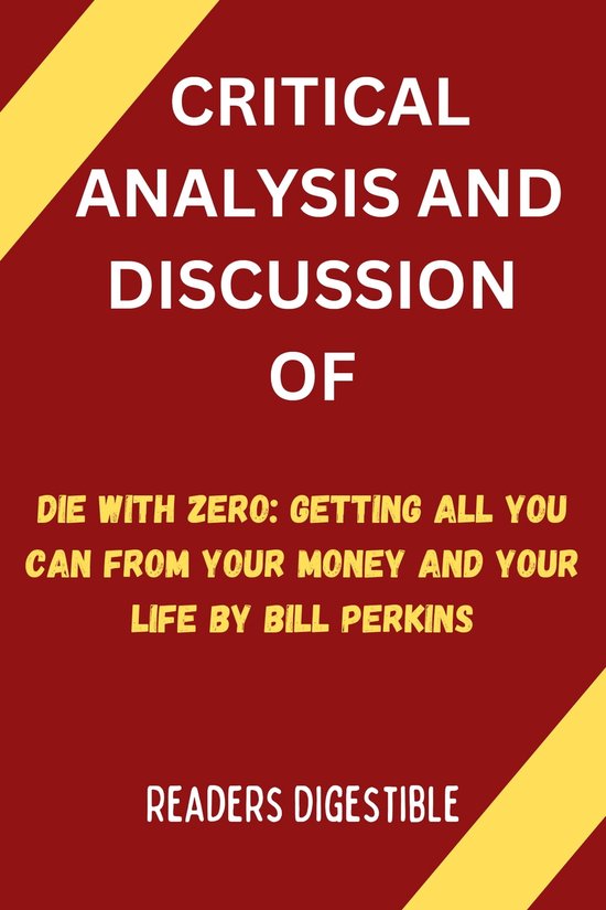 CliffsNotes Series 4 - CRITICAL ANALYSIS AND DISCUSSION OF DIE WITH ...