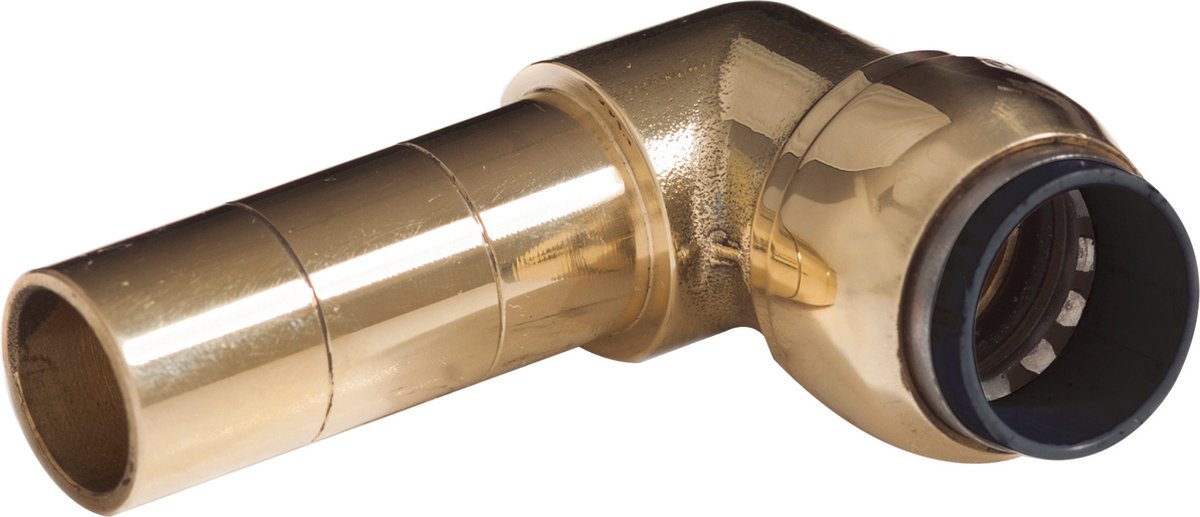 Sharkbite loodvrij messing insteekknie 90° (mof/spie) 15 mm