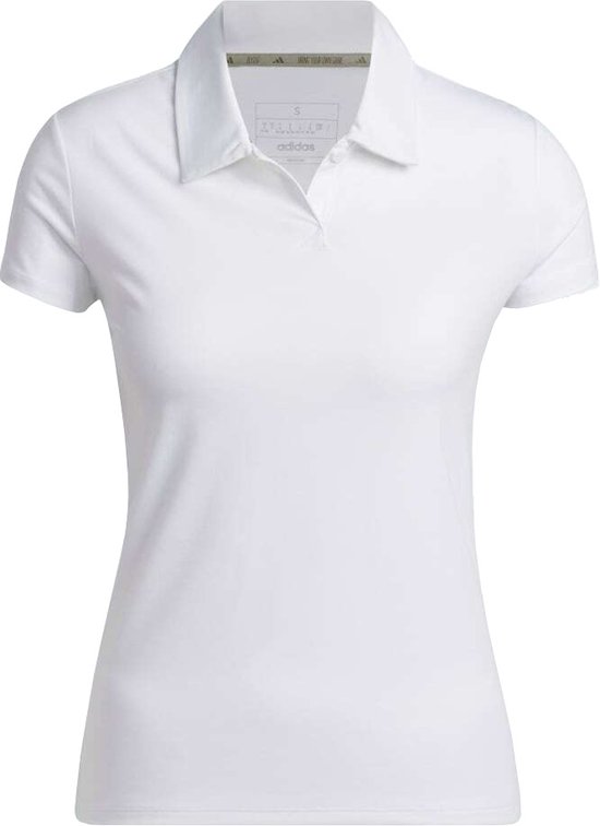Adidas Go-to Heathered Golf Polo Femme Wit Taille S