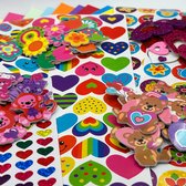 Stickerpakket Hartjes - Valentijnsdag - Moederdag - Stickervellen - Stickers - Kinderen