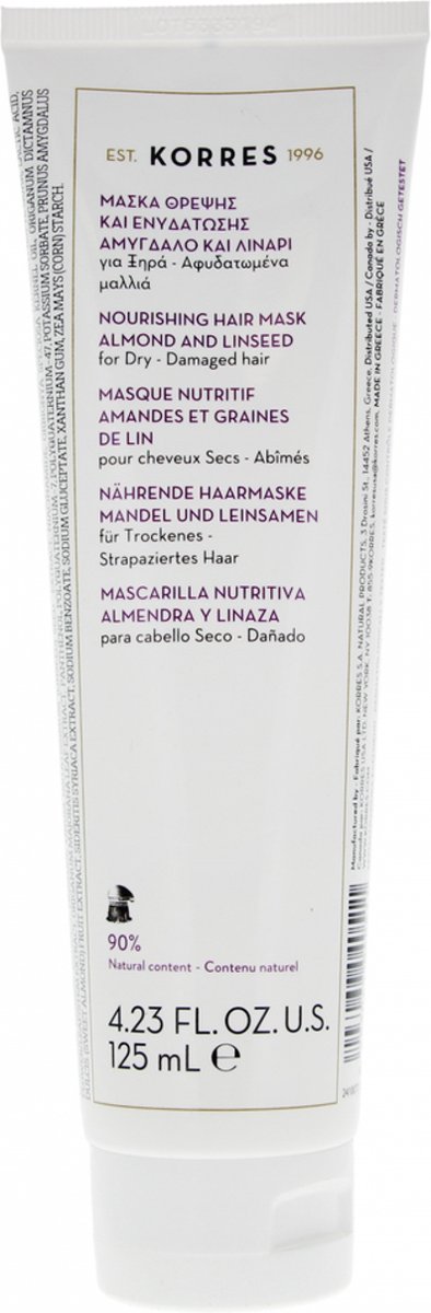 Korres - Nourishing Hair Mask 125 Ml