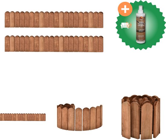 Gazonranden 25 st 10 m PP antracietkleurig