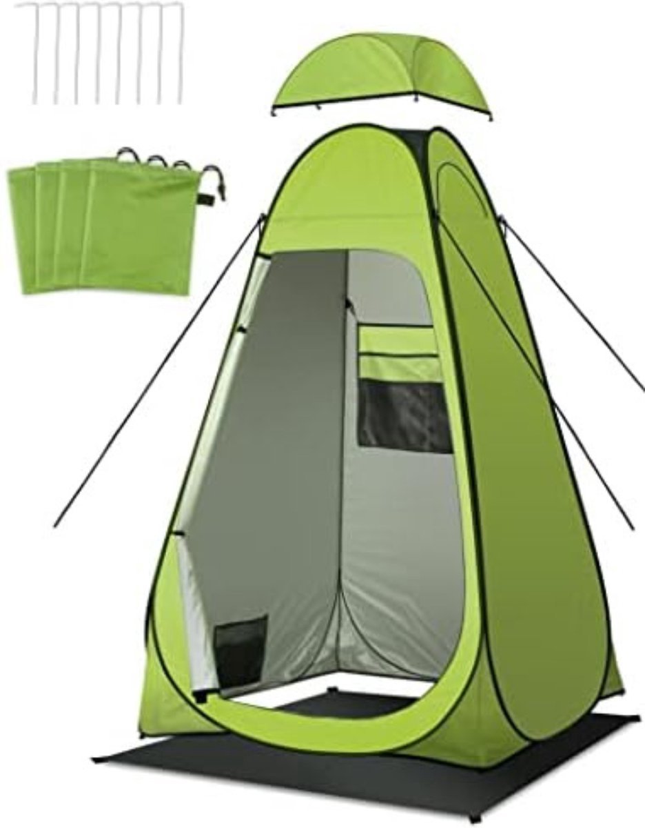 Douchetent - Omkleedtent - Wc tent - Toilettent - Camping - Apple Groen