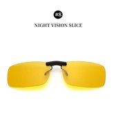 Clip on voorzet nachtbril, geel