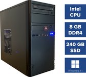 Pcman Home/Office Intel i5 - 10400 - 8 GB geheugen - 240 GB SSD - Windows 11 Pro