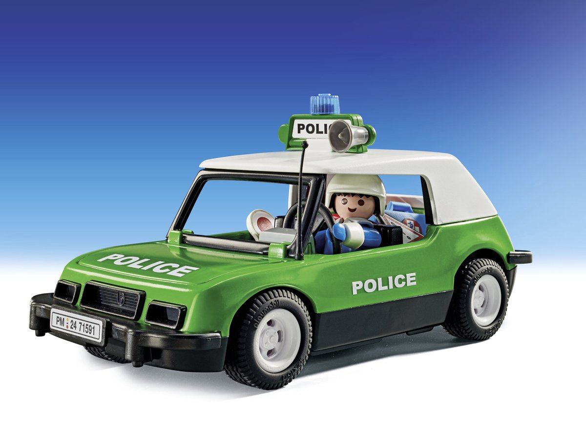 PLAYMOBIL Action Heroes - 50 Year Anniversary Klassieke Politie auto - 71591 — afbeelding 6