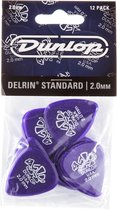 Jim Dunlop - Delrin 500 - Plectrum - 2.00 mm - 12-pack