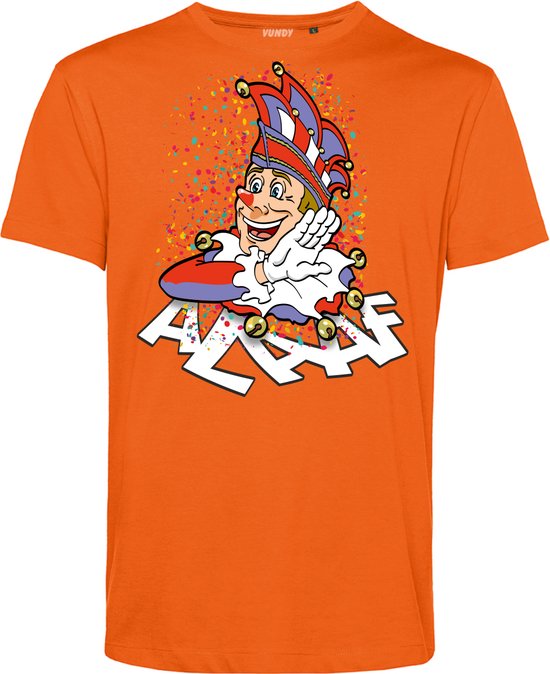 T-shirt kind Alaaf | Carnavalskleding kinderen | Carnaval Kostuum | Foute Party | Oranje | maat 104