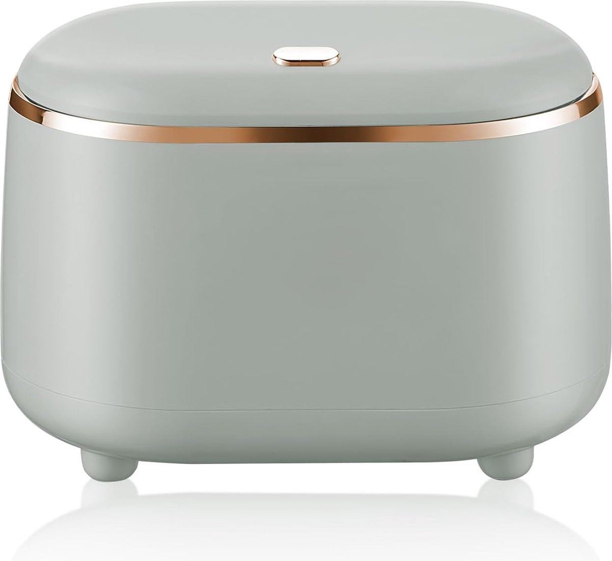 Goedkoopste Afvalemmer, mini-afvalemmer, tafel, vuilnisemmer, 2 l, draagbare mini-afvalemmer, voor keuken, badkamer, bed, kantoor, bureau (groen