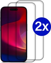Double Pack - Screenprotector geschikt voor iPhone SE 2020 - Premium - Volledig bedekt - Edge to edge - Tempered Glass - Beschermglas - Glas - 2x Screenprotector - Transparant