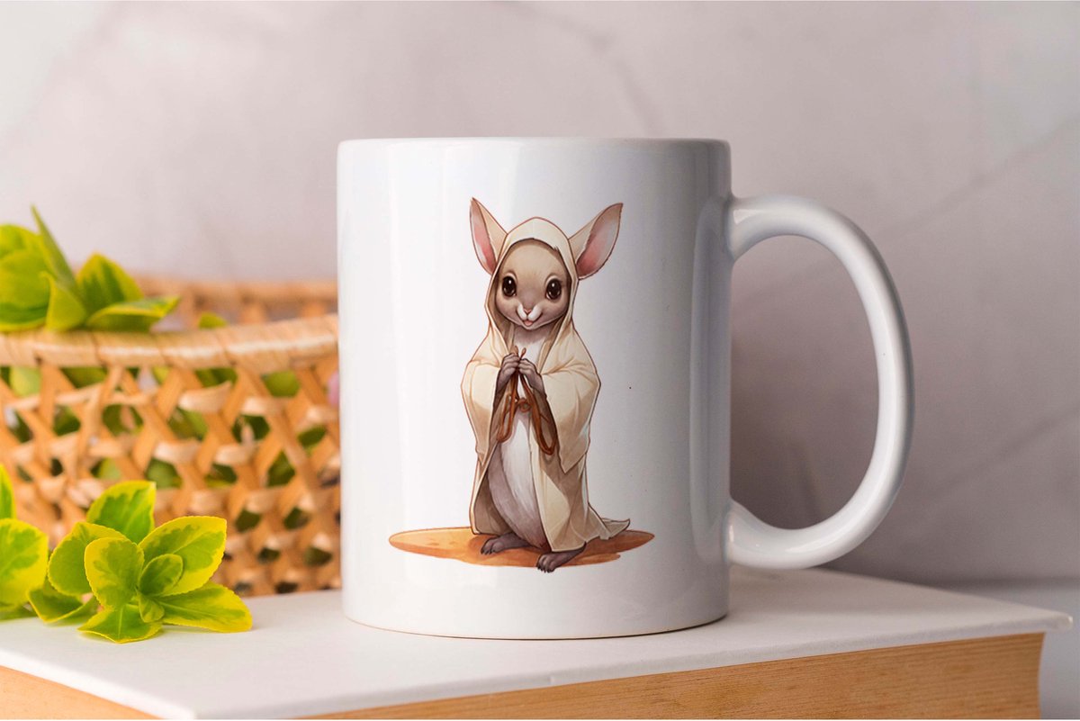 Mok Kangaroo nun - KindnessMatters - Gift - Cadeau - BeKind - SpreadLove - ChooseKindness - BeTheGood - VriendelijkheidTelt - WeesLief - LiefdevolHart - WeesGoed