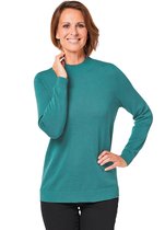 Fashionable Dames Trui / Sweater / Coltrui | Pull Over | One Size | Maat 38-44 - Turquoise