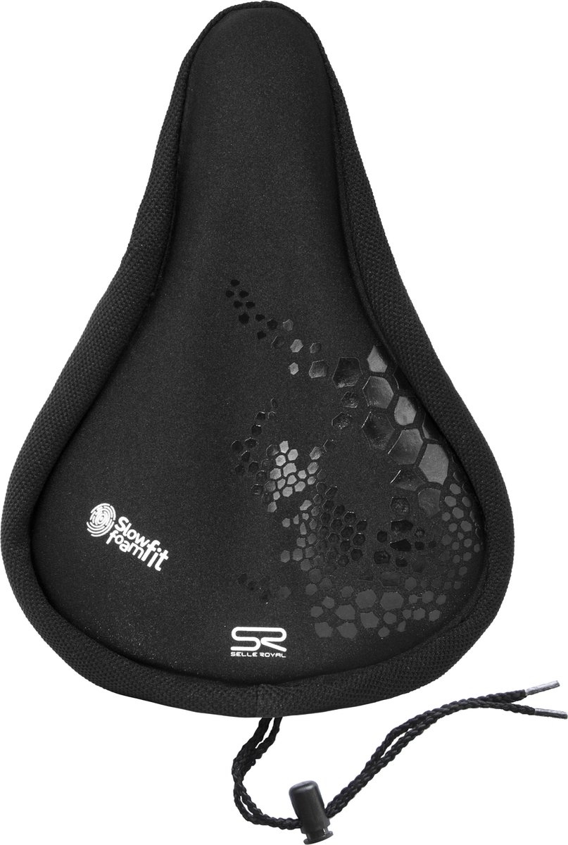 Selle Royal Memory Medium Zadeldek - Traagschuim - Unisex - 27,5 x 19 cm - Zwart
