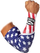 Shock Doctor Showtime Comp Arm Sleeve S Stars and Stripes