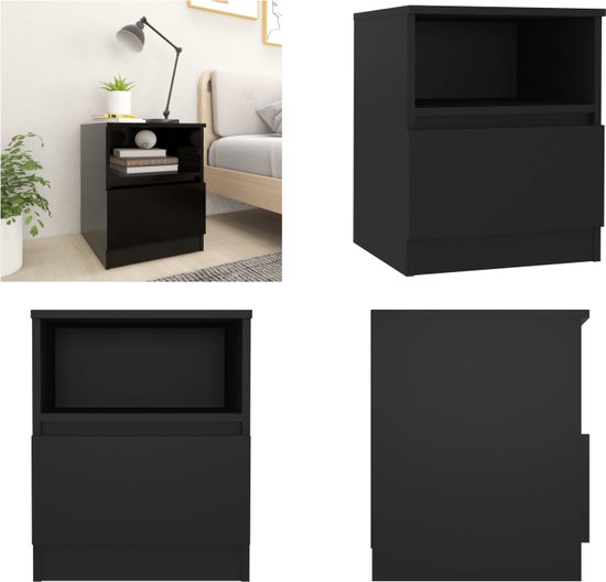 vidaXL Nachtkastjes 2 st 40x40x50 cm bewerkt hout sonoma eikenkleurig, bijzettafel, wandtafeltje, nachttafeltje, wandkastje, nachttafel, nacht kast