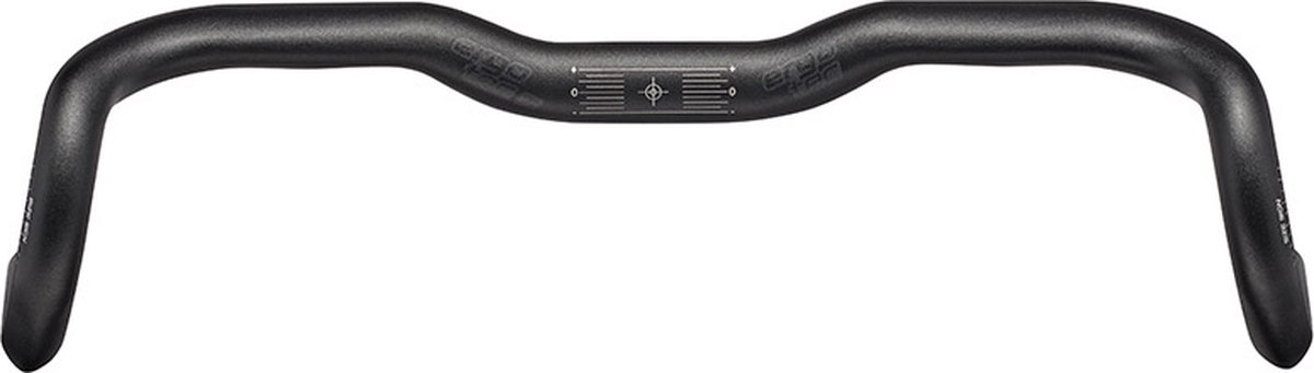 Guidon Ergotec RANDONNEUR ER-20 Pour Balades Et Randos : Alu Noir, 31,8 Mm, 420/513 Mm, Angle 16°