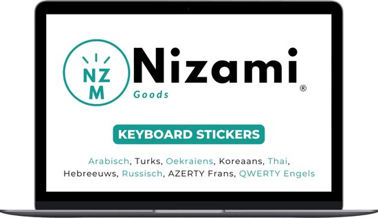 Autocollants clavier russe - Qwerty - Apprendre le russe - autocollants clavier