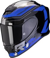 Scorpion Exo R1 Evo Air Blaze Black-Blue XL - Maat XL - Helm