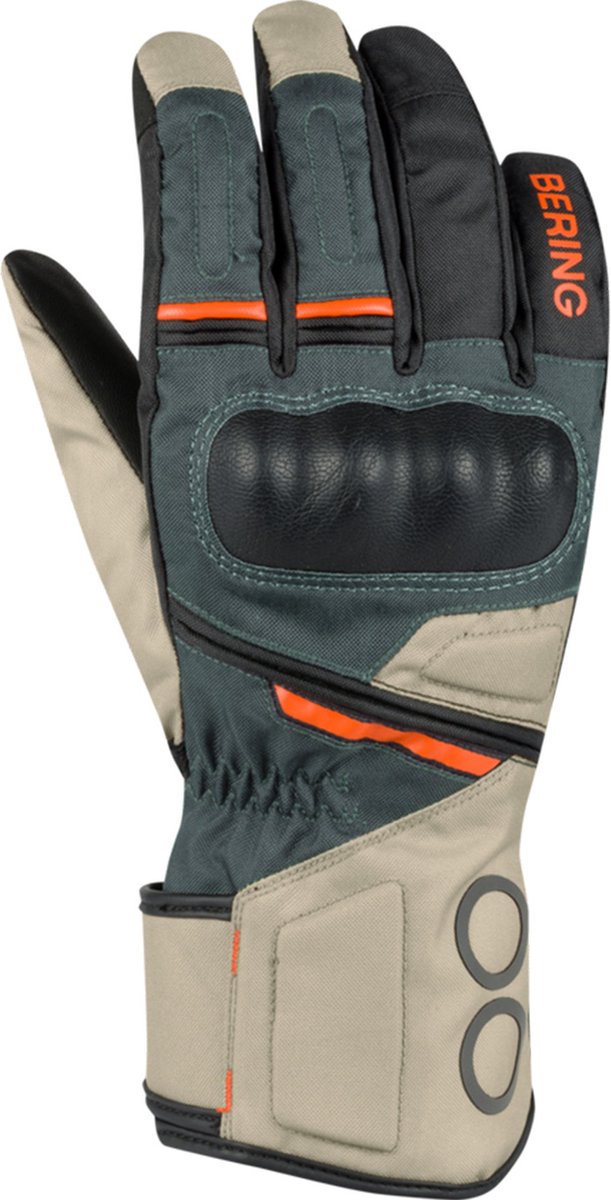 Bering Gloves Siberia Beige Grey Orange T12 - Maat T12 - Handschoen