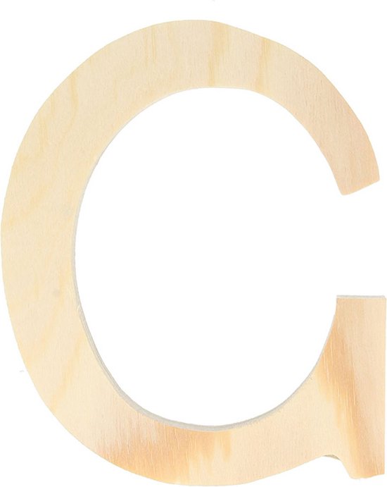 Artemio houten letter C 11.5 cm