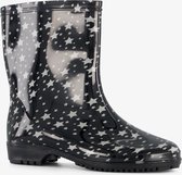 Dames regenlaarzen zwart met sterrenprint - Maat 39 - 100% stof- en waterdicht