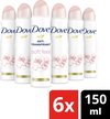 Dove Soft Feel Powder Women - 6 x 150 ml - Deodorant Spray - Voordeelverpakking