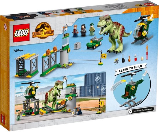 LEGO Jurassic World T.Rex Dinosaurus Ontsnapping - 76944 - LEGO