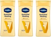Vaseline Intensive Care Essential Healing Body Lotion - 3 x 400 ml