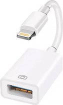 Adaptateur caméra Ibley Lightning vers USB 3.0 Wit - Convient pour iPhone et iPad - Plug & Play - Adaptateur USB IOS