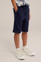 WE Fashion Jongens joggingshort van ribstof