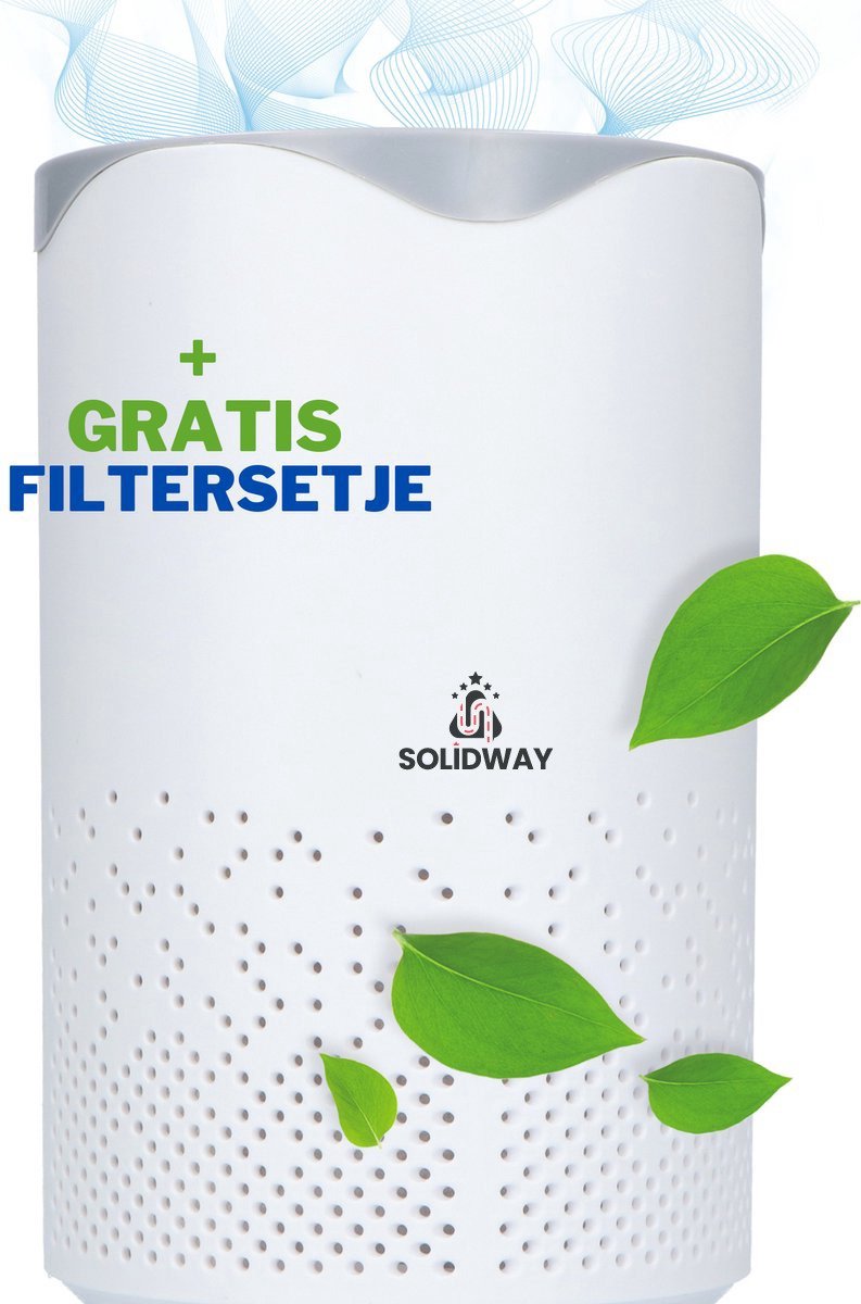 Luchtreiniger met Ionisator – Air Purifier met HEPA Filter – Clean Air – Luchtzuiveraar met UV – Incl. Extra Luchtfilterset — afbeelding 1