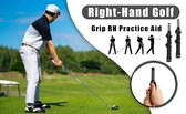 Outdoor uitlijning golf swing trainer training grip oefenhulpmiddel [10,3 duim] - 2 stuks