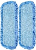 Chiffon en microfibre pour vadrouille BOTC - 2 pièces (1+1) Chiffon en microfibre - Système de vadrouille - Accessoires de vêtements pour bébé - Blauw