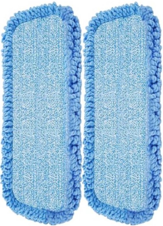 Microvezeldoek Voor BOTC Dweil - 2 Stuks (1+1) Microvezeldoek - Dweilsysteem - Accessoires - Blauw
