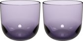 like. by Villeroy & Boch Like Glass Lavender Like Lavender Waterglas Set 2tlg 0,28 L