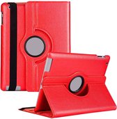 Phreeze Draaibare Tablethoes - Geschikt voor iPad 9.7 Hoesje 2e Generatie (2011) - 360° Graden Draaibare Hoes Cover - Draaibare Standaard - Rood