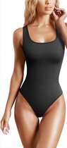 CHPN - Bodystocking - Bodysuit - Zwart - Maat S/M - Elastisch - one piece - Tanktop body