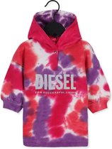 Diesel Dshat+db Hood Jurken Meisjes - Kleedje - Rok - Jurk - Roze - Maat 3-6M