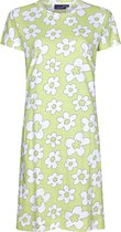 Groen katoenen dames nachthemd bloemen - Groen - Maat - 48