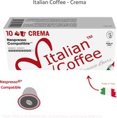 Italian Coffee Crema Special Edition - 10x Nespresso koffiecups - Romig en zacht - Italiaanse koffie - compatibele koffiecapsules