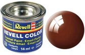 Peinture Revell pour modélisme marron boue brillant couleur numéro 80