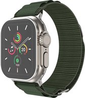 iMoshion Nylon Alpine bandje geschikt voor de Apple Watch Series 1 / 2 / 3 / 4 / 5 / 6 / 7 / 8 / 9 / SE / Ultra (2) - 42 / 44 / 45 / 49 mm - Groen