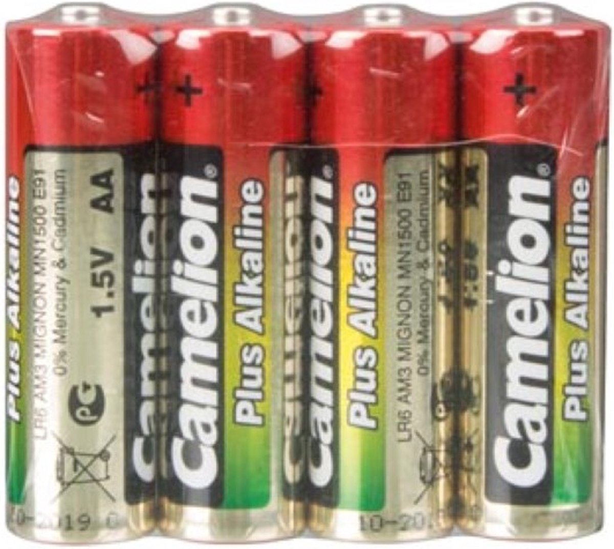 Camelion alkaline AA / LR6 1.5V-2600mah (4st/krimp)