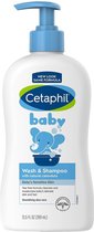 Cetaphil Baby 2-in-1 Haarshampoo en Body wash - Wash & Shampoo - Babyverzorging - 399ml