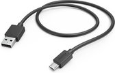 Hama 00201584 câble USB 1 m USB 2.0 Micro-USB A USB A Noir